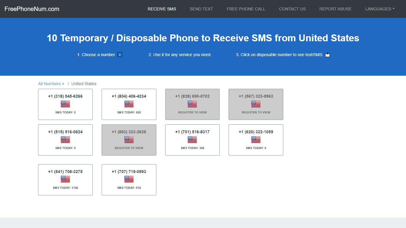 📲 Disposable Number To Receive SMS 2022 United States - Free Phone Num