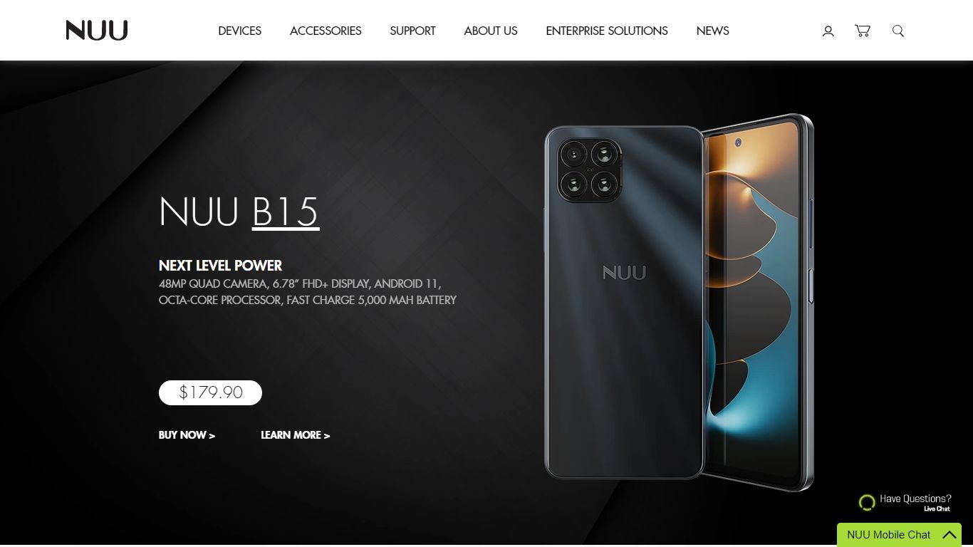 Affordable Android Phones - NUU Mobile Budget Phones