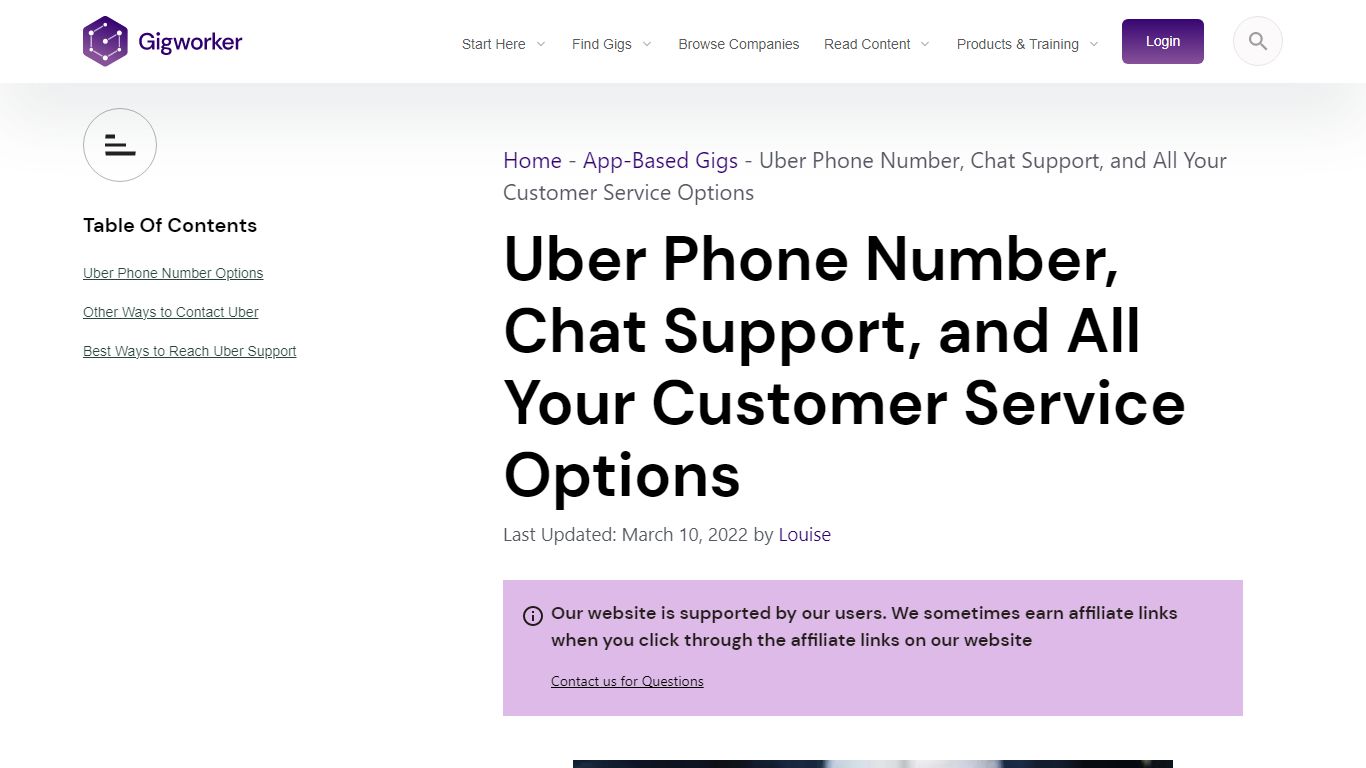 Uber Phone Number, Chat Support, and All Your Customer Service Options